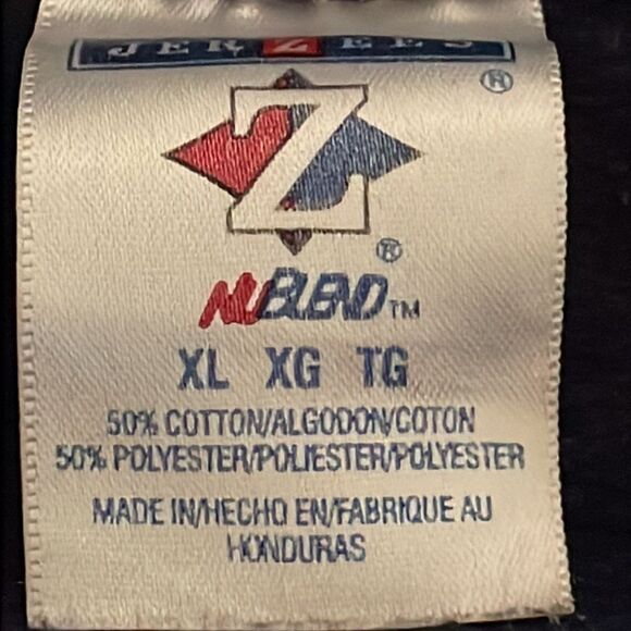 XL Jerzees blue long sleeve hooded pocketed full front zip fleece lined jacket - Picture 11 of 15